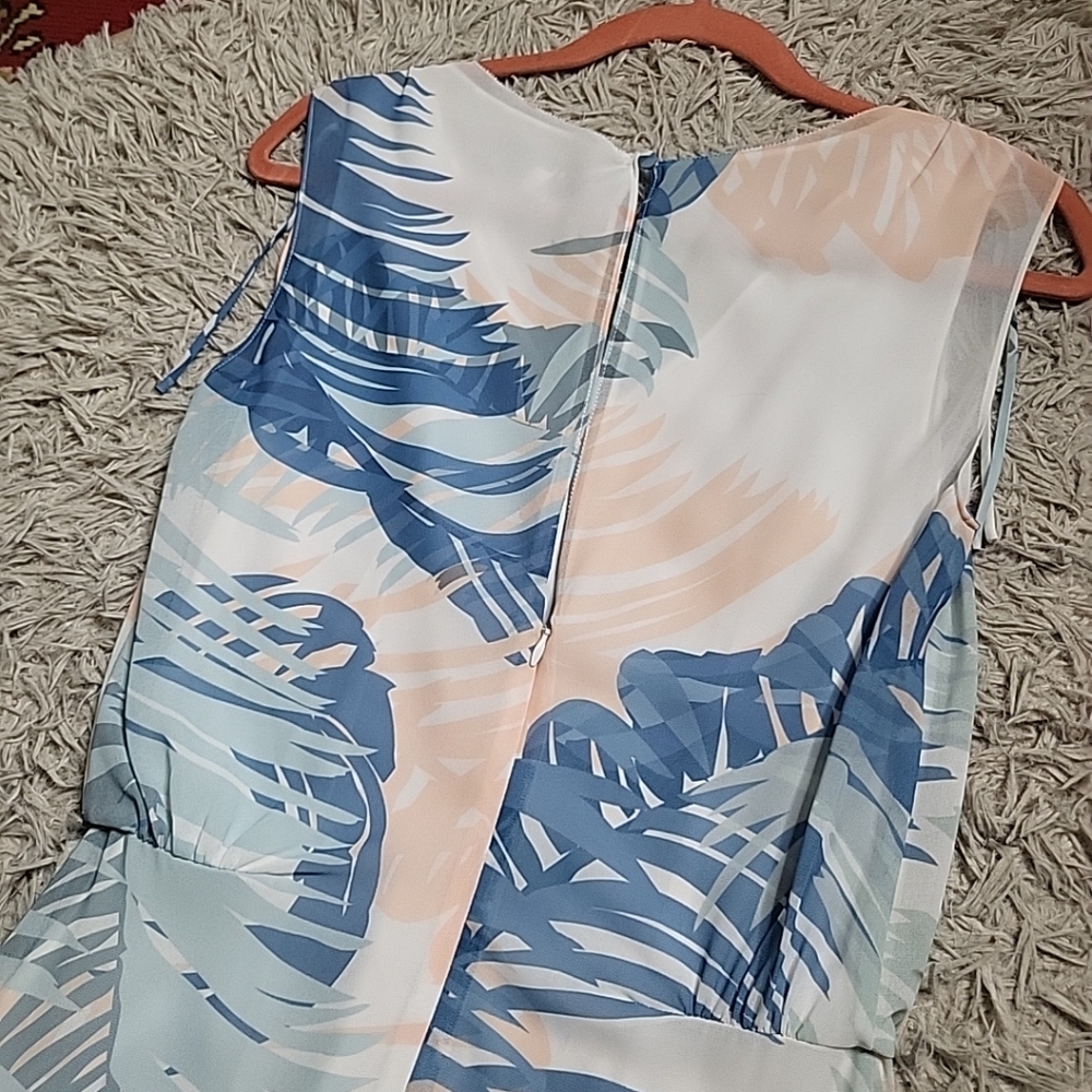 Reiss Dress Tropical Botanical Vacation Resort Travel Summer Spring Wedding 4 - Picture 12 of 12